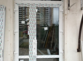 Дверь металлопластиковая WDS-4S (ш*в) 1465х2350,RAL9016, доводчик, порог 20мм, ручка-скоба купить по низкой цене в городе Краснодар