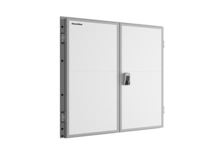 Дверь промышленная распашная двустворчатая для охлаждаемых помещений серии IDH2-1 (DoorHan) купить по низкой цене в городе Краснодар